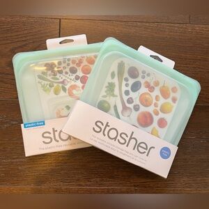 Stasher Sandwich Bags x2